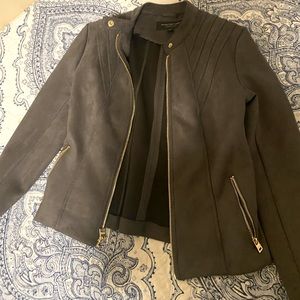 Dark grey Marc New York Faux Suede Jacket